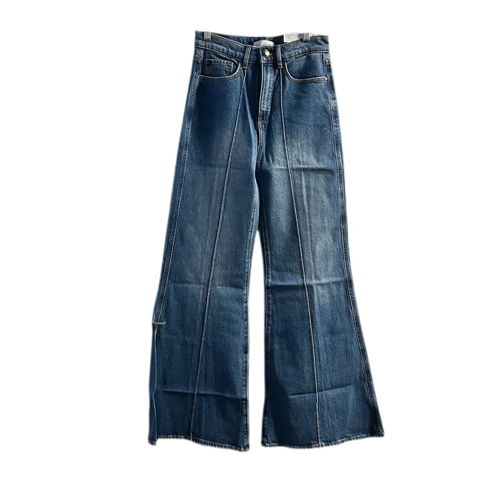 LOFT Blue Flare Wide-Leg Jeans High-Rise